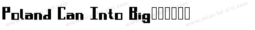 Poland Can Into Big字体转换